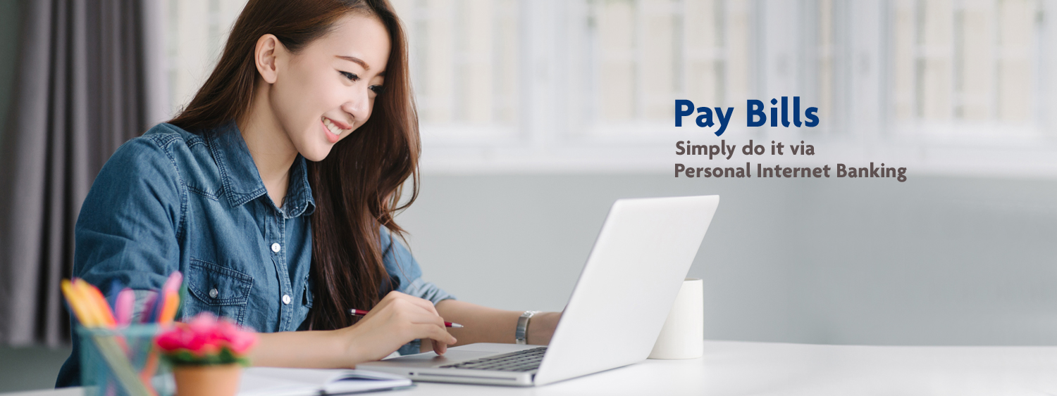 Pay Bills Simply do it via Personal Internet Banking