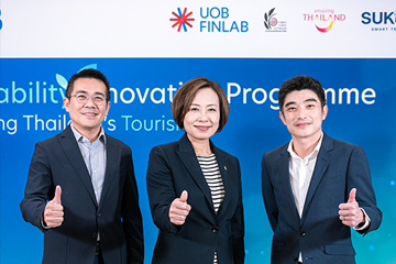 UOB เปิดตัวโครงการ Sustainability Innovation ขับเคลื่อนธุรกิจเอสเอ็มอีด้านการท่องเที่ยวสู่ความยั่งยืน