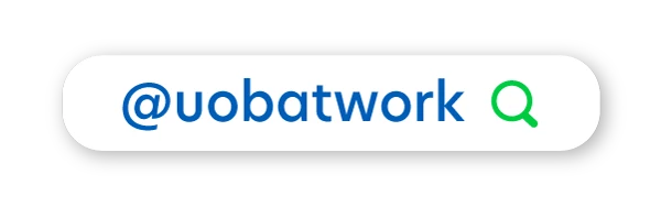 สำหรับบริษัทหรือองค์กรที่สนใจสิทธิพิเศษทางการเงินจาก UOB@Work ให้กับพนักงาน สามารถศึกษารายละเอียดเพิ่มเติมได้ที่ LINE Official ID @uobatwork เพิ่มเพื่อนเลย