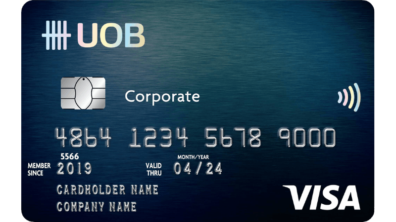 บัตรเครดิต VISA สำหรับลูกค้าธุรกิจจากธนาคารยูโอบี