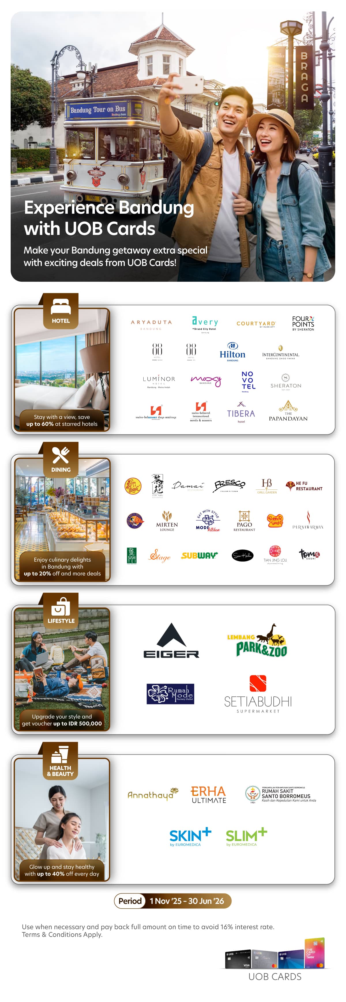 Experience Bandung with UOB Cards