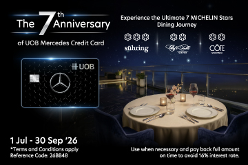 Promotion The 7th Anniversary of UOB Mercedes Credit Card