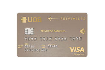 UOB Privi Miles Privilege Banking Credit Card