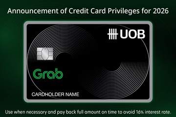Announcement of UOB Grab Credit Card ​