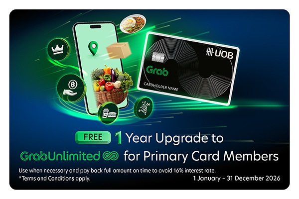 Special Privileges for UOB Grab Credit Card Applicants ​