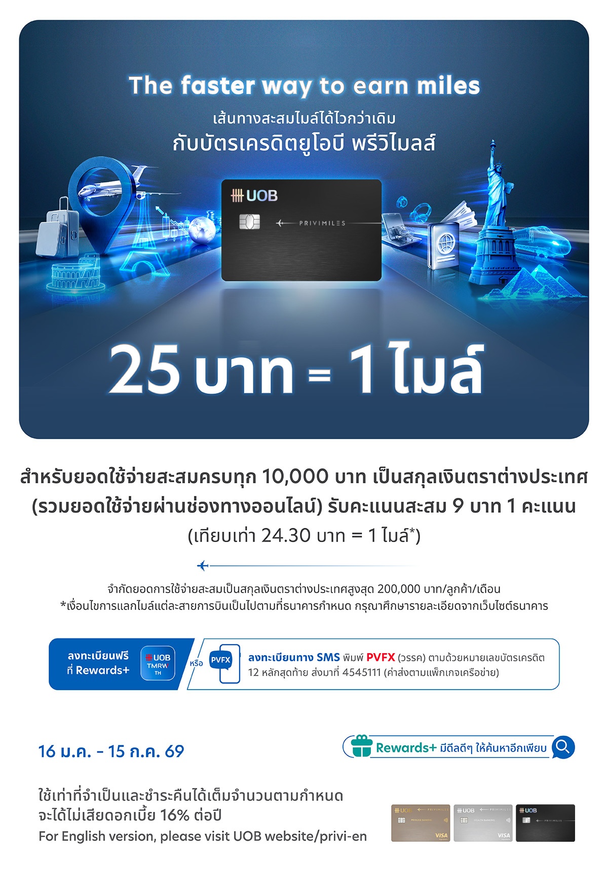 The faster way to earn miles - เส้นทางสะสมไมล์ได้ไวกว่าเดิม กับบัตร ...