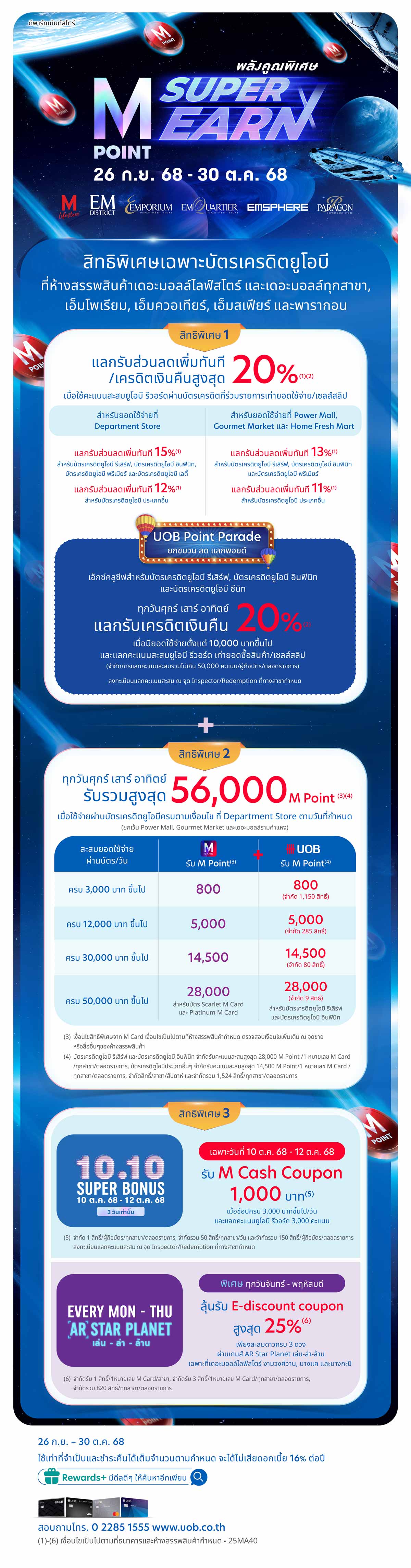 แลกคะแนนสะสมยูโอบี รีวอร์ด เป็น เอไอเอส พอยท์ รับเพิ่มสูงสุด 300 คะแนน