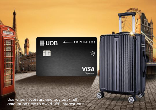 Apply for UOB PRIVI Miles Credit Card