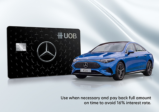Apply for UOB Mercedes Credit Card Get 20,000 UOB Rewards Points*