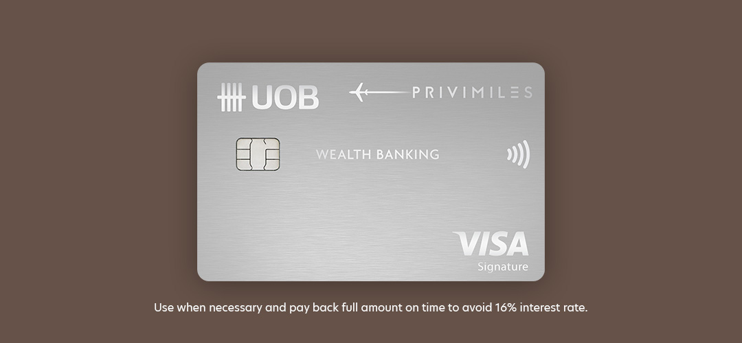 Privileges from UOB PRIVI Miles Wealth Banking Credit Card