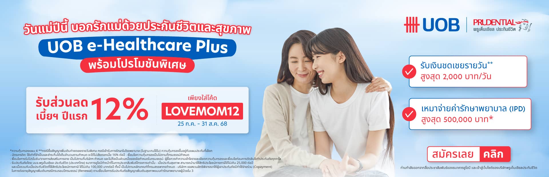 PRU UOB e-Healthcare Plus 12%
