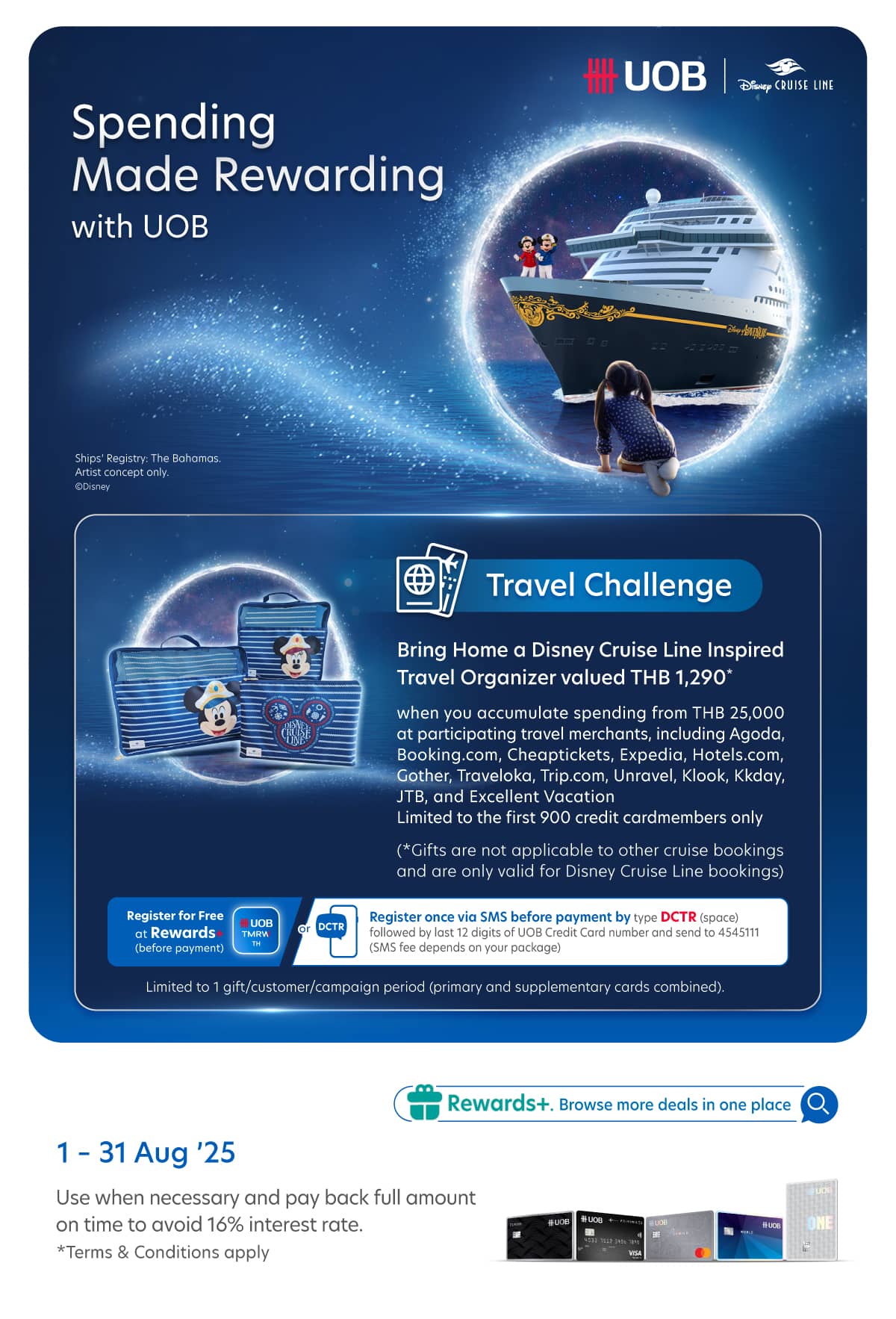 Trip Challenge Unlocked! Get a Super-Cute Gift with UOB credit card
